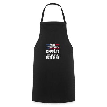 Czechs Czech Czech Republic - Cooking Apron - black - Front - AI Model Male 185 dark (185cm)