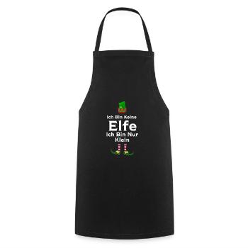 Weihnachten Elfe Gnome Geschenk - Kochschürze - Schwarz - Vorne - AI Model Male 185 dark (185cm)