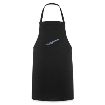 chef couteau - Tablier de cuisine - noir - Devant - AI Model Male 185 dark (185cm)
