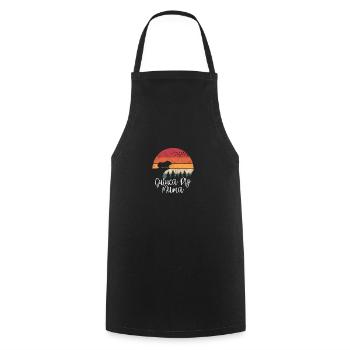 Cochon d’Inde Cochon d’Inde Rongeur - Tablier de cuisine - noir - Devant - AI Model Male 185 dark (185cm)