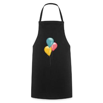 ballon symbole de ballon Couleurs du logo - Tablier de cuisine - noir - Devant - AI Model Male 185 dark (185cm)