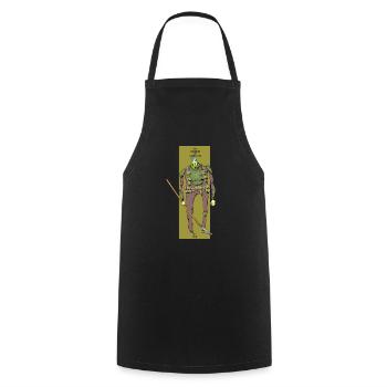 slim - Tablier de cuisine - noir - Devant - AI Model Male 185 dark (185cm)