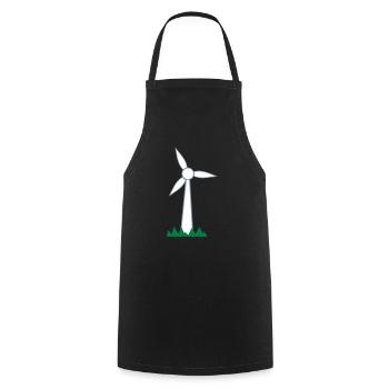 Windrad - Cooking Apron - black - Front - AI Model Male 185 dark (185cm)