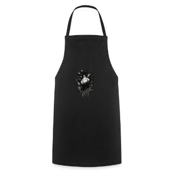 Ail - Tablier de cuisine - noir - Devant - AI Model Male 185 dark (185cm)