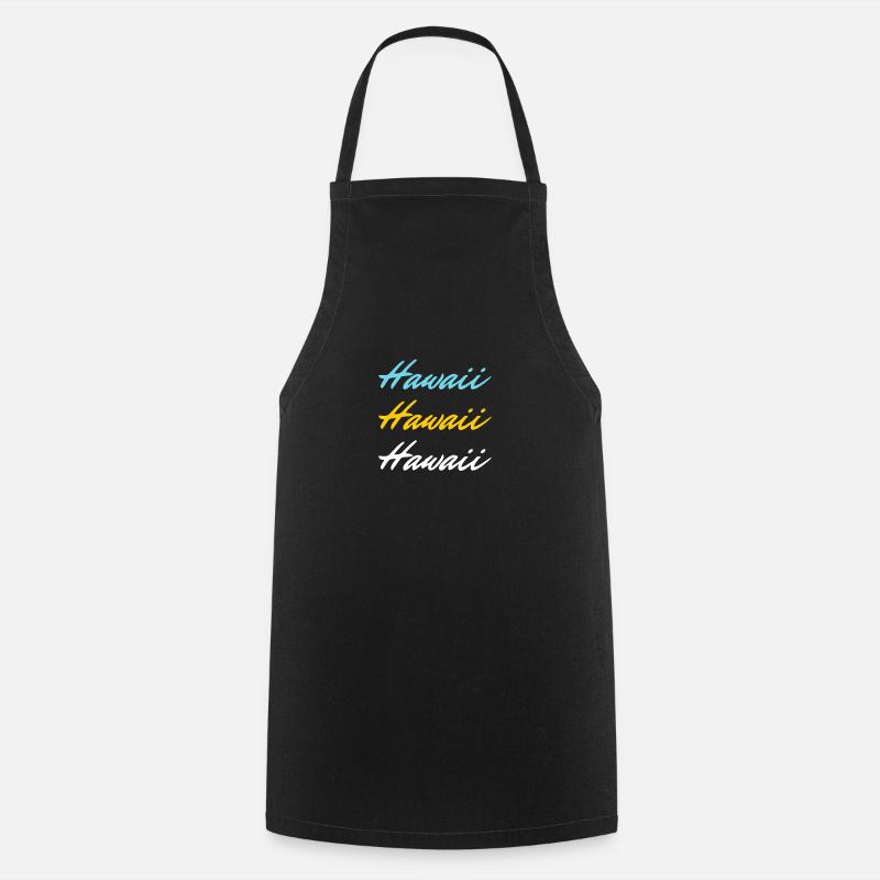 Hawaii colored - Cooking Apron - black