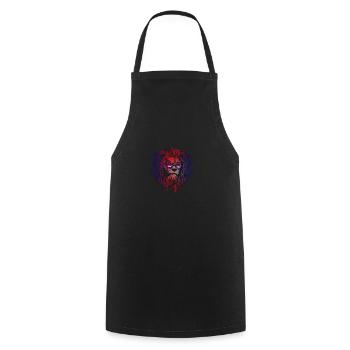 Cambodge - Tablier de cuisine - noir - Devant - AI Model Male 185 dark (185cm)