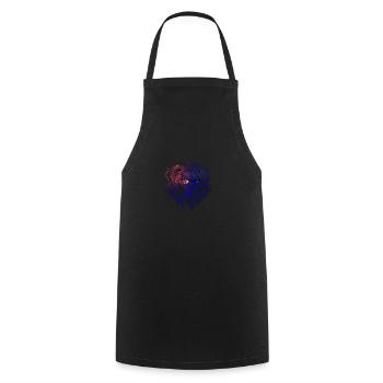 Îles Heard et McDonald - Tablier de cuisine - noir - Devant - AI Model Male 185 dark (185cm)