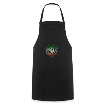Irlande - Tablier de cuisine - noir - Devant - AI Model Male 185 dark (185cm)