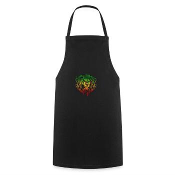 Mali - Tablier de cuisine - noir - Devant - AI Model Male 185 dark (185cm)