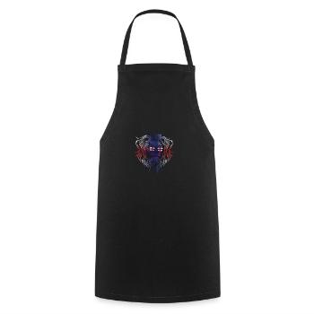 Netherlands Antilles - Cooking Apron - black - Front - AI Model Male 185 dark (185cm)