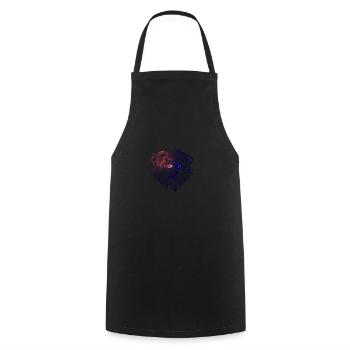 Nouvelle-Zélande - Tablier de cuisine - noir - Devant - AI Model Male 185 dark (185cm)