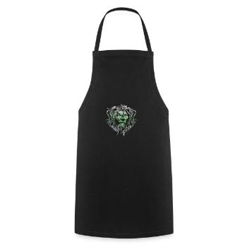 Padanie - Tablier de cuisine - noir - Devant - AI Model Male 185 dark (185cm)