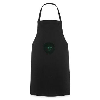 Sindh - Cooking Apron - black - Front - AI Model Male 185 dark (185cm)
