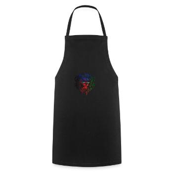South Sudan - Cooking Apron - black - Front - AI Model Male 185 dark (185cm)