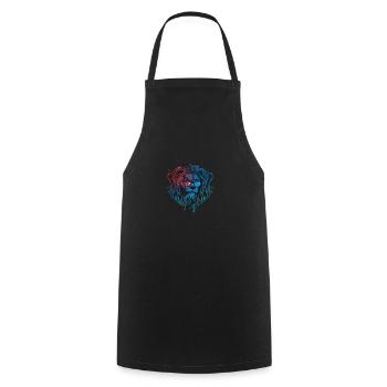 Tuvalu - Tablier de cuisine - noir - Devant - AI Model Male 185 dark (185cm)