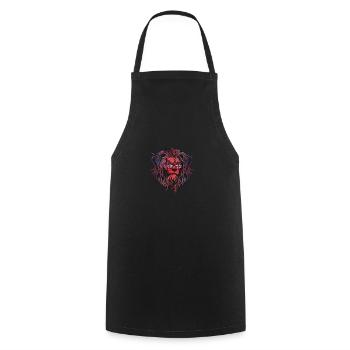 Great Britain - Cooking Apron - black - Front - AI Model Male 185 dark (185cm)