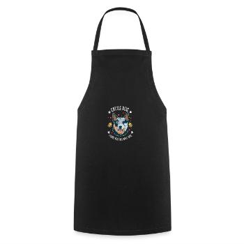 Shepherd Dog Australian Cattle Dog Funny - Cooking Apron - black - Front - AI Model Male 185 dark (185cm)