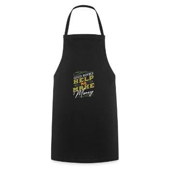 Good Movies Help Me Make Money: Entrepreneurship - Cooking Apron - black - Front - AI Model Male 185 dark (185cm)
