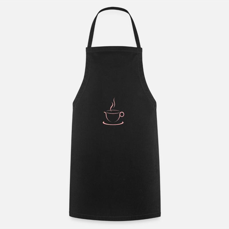 tea - Cooking Apron - black