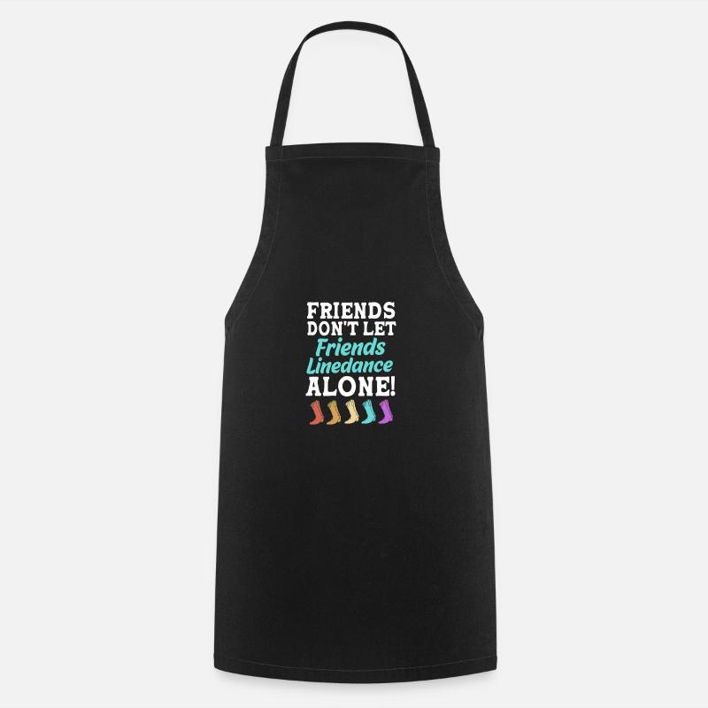 Line Dance - Cooking Apron - black