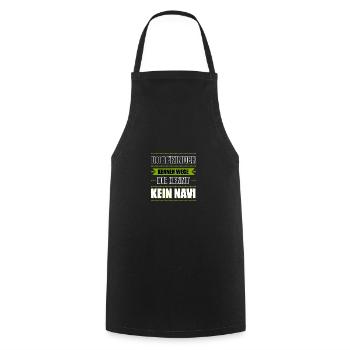Dorfkind Bauer Landei Landleben Geschenk - Kochschürze - Schwarz - Vorne - AI Model Male 185 dark (185cm)