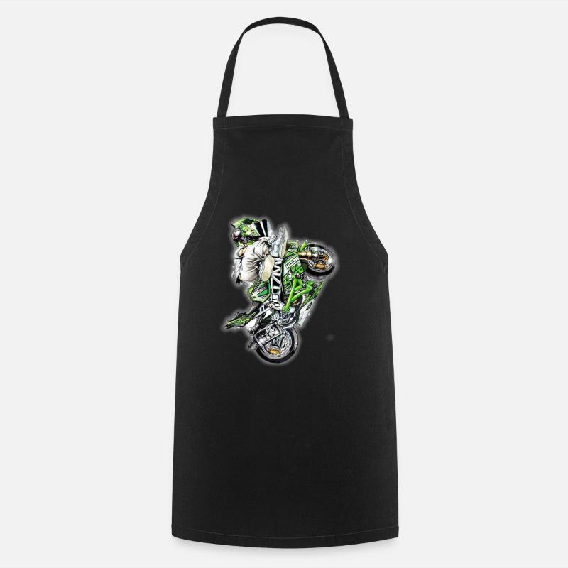 Stunt Biker - Tablier de cuisine - noir
