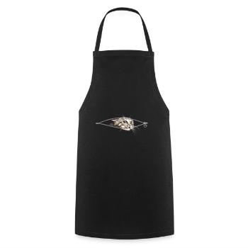 Chat Chats - Tablier de cuisine - noir - Devant - AI Model Male 185 dark (185cm)