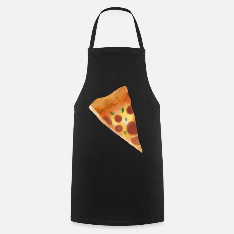 Pizza Pizza slice - Cooking Apron - black