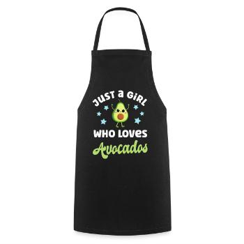 Avocado - Cooking Apron - black - Front - AI Model Male 185 dark (185cm)