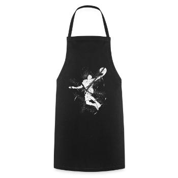 Basketball Basketball Player Dunking Grunge Splash - Cooking Apron - black - Front - AI Model Male 185 dark (185cm)