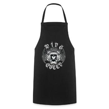 Biker Motorcycle Motorcycling Goldwing Queen - Cooking Apron - black - Front - AI Model Male 185 dark (185cm)