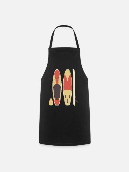 Standup Paddleboarding - Cooking Apron - black