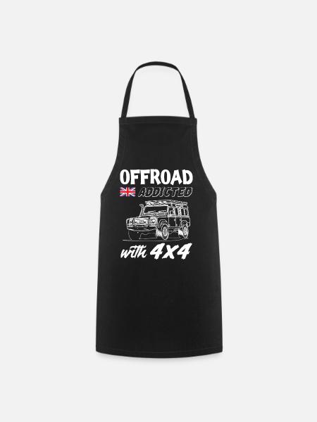 Landy Offroad Addicted - Kochschürze - Schwarz