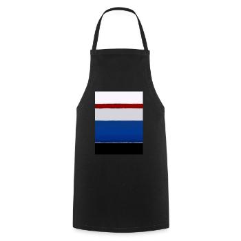 Le style Rothko en couleurs numériques - Tablier de cuisine - noir - Devant - AI Model Male 185 dark (185cm)