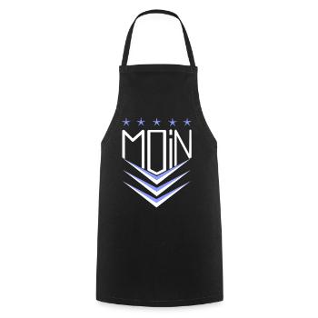 Bonjour - Tablier de cuisine - noir - Devant - AI Model Male 185 dark (185cm)