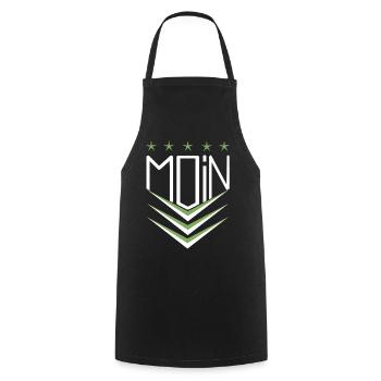Bonjour - Tablier de cuisine - noir - Devant - AI Model Male 185 dark (185cm)