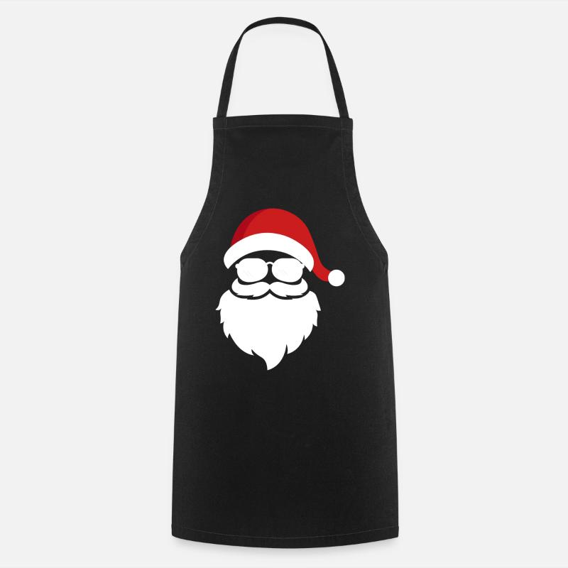 cool santa - Cooking Apron - black
