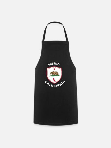 Fresno Shield Bear Emblem - Kochschürze - Schwarz