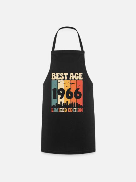 1966 Retro Geburtstag 1966 Vintage 1966 - Kochschürze - Schwarz