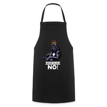 Before You Ask Cane Corso Cane Corsos Corso halter - Cooking Apron - black - Front - AI Model Male 185 dark (185cm)