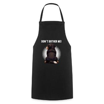 Don't Bother Me Bernese Mountain Dog Bernese Bernese - Cooking Apron - black - Front - AI Model Male 185 dark (185cm)