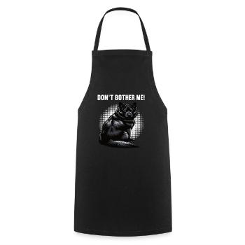 Don't Bother Me Black Shepherd Shepherd - Cooking Apron - black - Front - AI Model Male 185 dark (185cm)