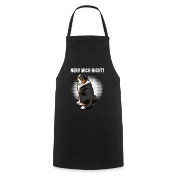 Nerv Mich Nicht Australian Shepherd Aussie Aussies - Kochschürze - Schwarz - Vorne - AI Model Male 185 dark (185cm)
