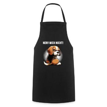 Nerv Mich Nicht Beagle Beaglebesitzer Beaglehalter - Kochschürze - Schwarz - Vorne - AI Model Male 185 dark (185cm)