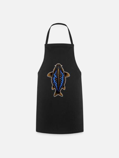 Common Carp Fishing - Cooking Apron - black