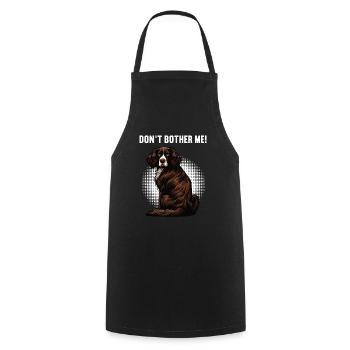 Don't Bother Me Münsterländer Münsterländerhalter - Cooking Apron - black - Front - AI Model Male 185 dark (185cm)
