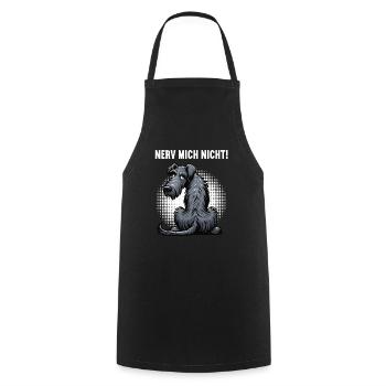 Nerv Mich Nicht Irischer Wolfshund Wolfshundhalter - Kochschürze - Schwarz - Vorne - AI Model Male 185 dark (185cm)