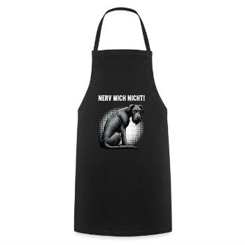 Nerv Mich Nicht Irischer Wolfshund Wolfshundhalter - Kochschürze - Schwarz - Vorne - AI Model Male 185 dark (185cm)