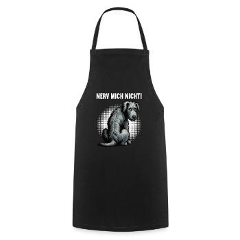Nerv Mich Nicht Irischer Wolfshund Wolfshundhalter - Kochschürze - Schwarz - Vorne - AI Model Male 185 dark (185cm)