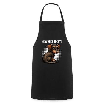 Nerv Mich Nicht Rauhaardackel Dackel Dackelhalter - Kochschürze - Schwarz - Vorne - AI Model Male 185 dark (185cm)